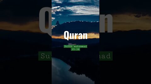 Divine Guidance Revealed! Quran Surah Muhammad Ayat 35-38 Urdu Translation #IslamicVideo