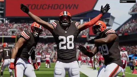 Pick 6 by Mike Ford #ClevelandBrowns #Touchdown #Defense #Madden24 #H2H