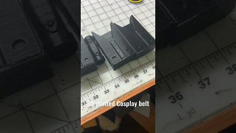 3D printed belt. Files on Etsy