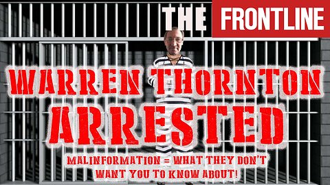 Warren Thornton Arrested For Busting The Canadian Parliament