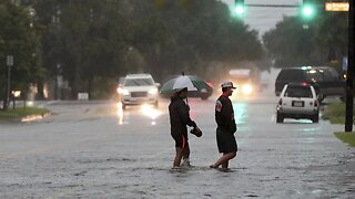 Tropical Depression Imelda Causes Flash Flooding In Texas