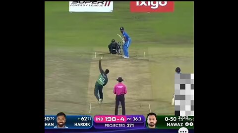 Pak Vs Ind | 5th Wicket | Ishan Kishan Bold By Haris Rauf