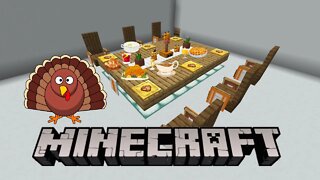 Minecraft: Thanksgiving Table