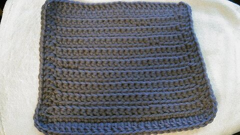 Right handed front and back loop si gle crochet. Beginner friendly tutorial.