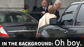 Hillary Shows Up For Inauguration, Immediately Regrets It After This