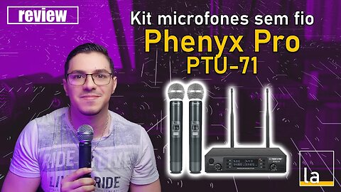 Microfone duplo profissional Phenyx Pro PTU-71: QUALIDADE DE BABAR! Review
