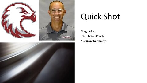 A Soccer Journey - A Quick Shot with Greg Holker of Augsburg University
