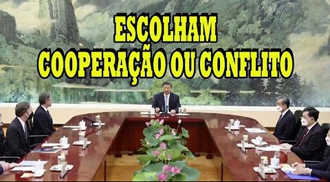 CHINA ADVERTE QUE EUA DEVEM ESCOLHER ENTRE "COOPERAÇÃO OU CONFLITO" by Jayson Rosa - Geopolíticando