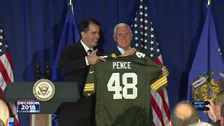 VP Mike Pence visits Green Bay to campaign for Gov. Walker
