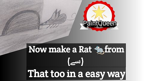 Easy Rat 🐀drawing |Mouse drawing|Rat drawing step by step