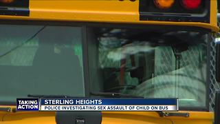 5-year-old allegedly sexually assaulted on school bus in Macomb County