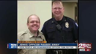 Jenks Police honoring fallen officer Officer Tom Potter