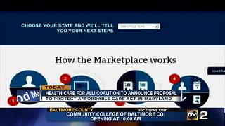 Maryland officials to announce new proposal to protect Affordable Care Act