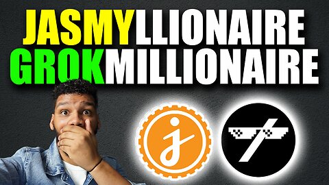 I'm Slowly Becoming a #Jasmy & #Grok Millionaire!!