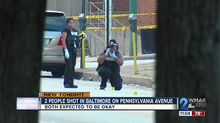 2 People shot in Baltimore on Pennsylvania Ave