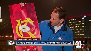 Chiefs banner sales to go to Boys and Girls Club