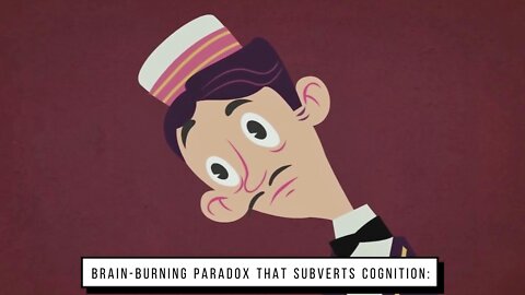 Brain-burning paradox that subverts cognition: