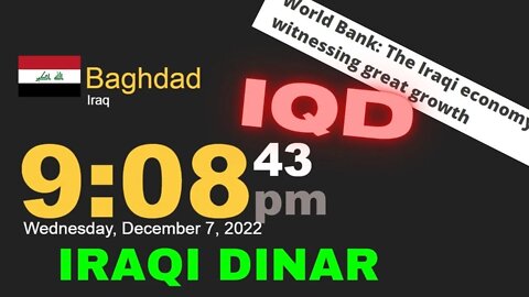 Will IRAQ CBI Really Change Dinar Rate?