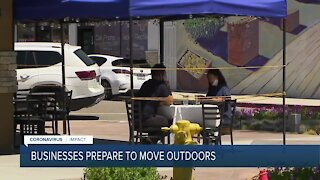 Business prepare to move outdoors ahead of tier decision