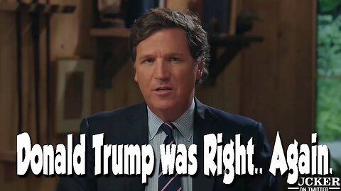 Tucker Carlson talks about Donald Trump #GetTucked