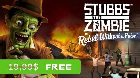 Stubbs the Zombie in Rebel Without a Pulse - Free for Lifetime (Ends 21-10-2021) Epic games Giveaway
