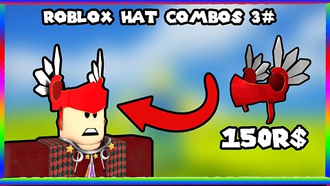 HOW TO MAKE THE RED VALK FOR CHEAP! (ROBLOX HAT COMBOS 3#)
