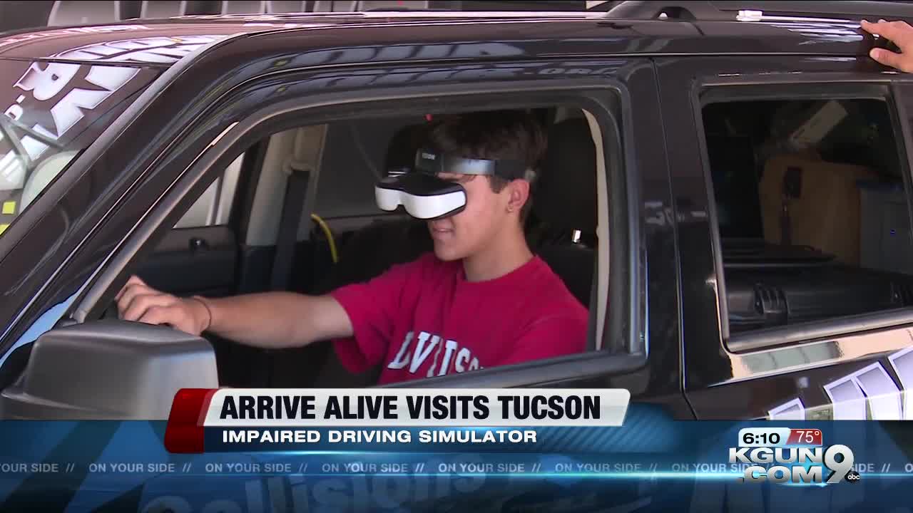 Arrive Alive truck visits Presidio School