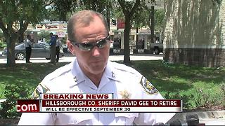 Hillsborough County Sheriff David Gee announces retirement