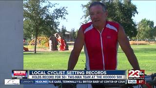 Local Cyclist Setting Records