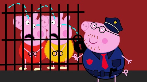 #Peppa Pig crying #Masha and #Spiderman Police Arrests Peppa Pig#peppa pig spiderman