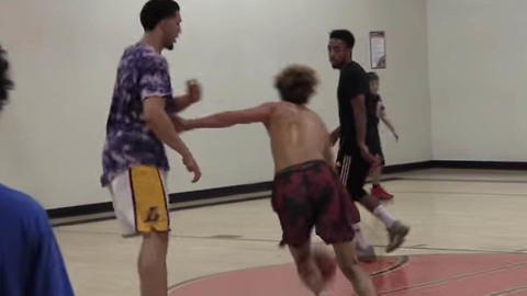 LiAngelo Ball Plays Pickup Game vs LaMelo with ZERO Defense or Passing