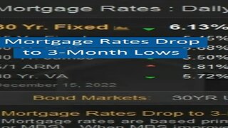 Mortgage Rates Drop to 3-Month Lows