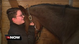 Boy with autism forms incredible bond with horse after being bullied in school