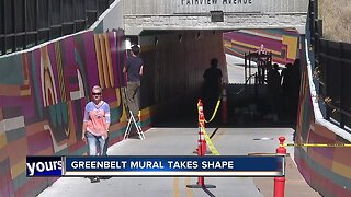 Greenbelt's Fairview Avenue underpass gets a vibrant makeover
