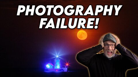 Photographing a Moonrise Behind a Lighthouse | My Dumb Mistake