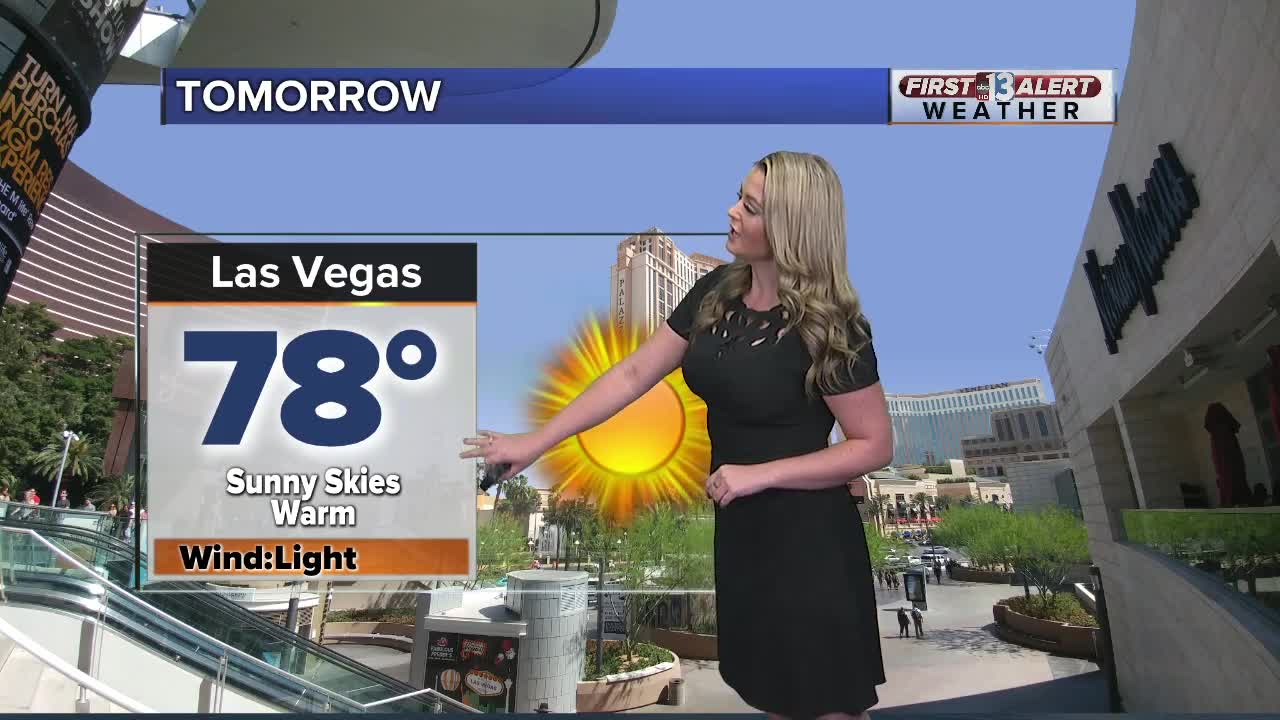 13 First Alert Las Vegas evening forecast | Nov. 8, 2019