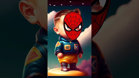 Baby spiderman heroes #superhero #babyshorts