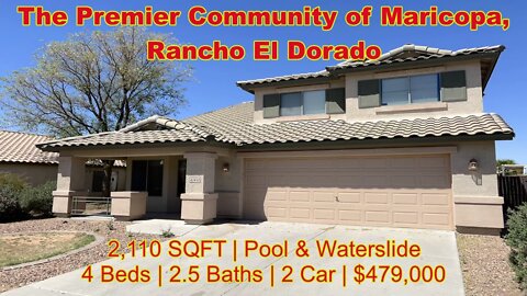 Home In The Community Of Ranch El Dorado | 4 Beds | 2.5 Baths | 2 Car | 2,110 SQFT | Pool | $479K