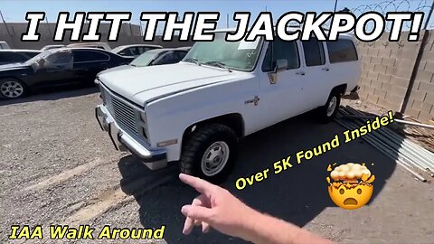 I Hit The Jackpot! Scottsdale Suburban With Over 5K Inside! IAA Walk Around
