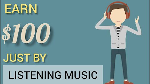 you may earn $100 Simply by listening to music! How to Make Money on the Internet #make money online