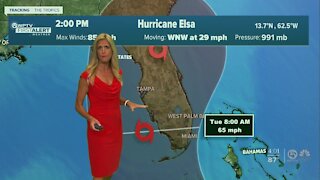 Hurricane Elsa strengthens, puts most of Florida in cone of uncertainty