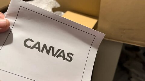 Canvas Lamp: The Unboxing