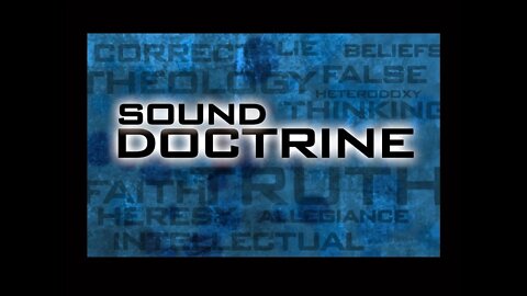 Sound Doctrine