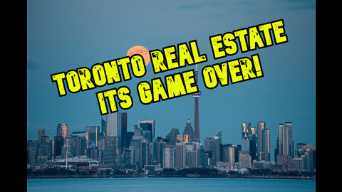 Toronto GTA housing Crashing - Greater Toronto Real Estate Prices Fell $22,000 Over Just A Few Days