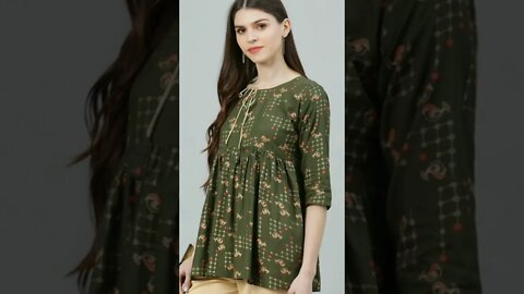 womens printed top | embroidered top #rudrafashionzone