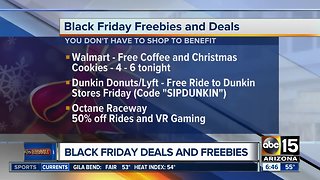 Black Friday freebies throughout the Valley