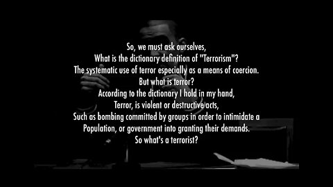 WHAT IS THE DICTIONARY DEFINITION OF TERRORISM