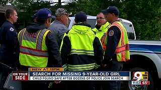 Search for missing 9-year-old ends happily