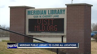 Meridian Library District closes all locations though March 31 due to spread of COVID-19