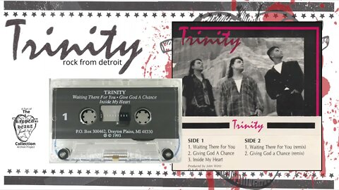 Trinity 🖭 Self-Titled (Restored Audio). 1993 full 5-song EP. 90's Christian Rock, Detroit, Michigan